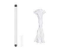 Water Sampler PVC Liquid Sampling Tube, 250 mL to 1000 mL Portable Dipper with 500 mL Capacity and 100m Rope for Well Groundwater River Lake Use