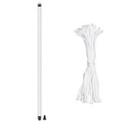 Water Sampler PVC Liquid Sampling Tube, 250 mL to 1000 mL Portable Dipper with 500 mL Capacity and 100m Rope for Well Groundwater River Lake Use