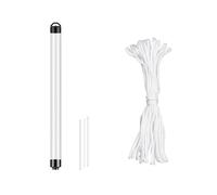 Water Sampler PVC Liquid Sampling Tube, 250 mL to 1000 mL Portable Dipper with 500 mL Capacity and 100m Rope for Well Groundwater River Lake Use