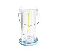 Water Sampler Sampling Dipper System With Graduated Thicken Plastic Ladle Pendulum Beaker Sampler For Environmental Monitoring, Water Quality Sample Collection(Size:2.5L)