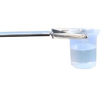 water sampler, Telescopic Water Sampler Dipper Stainless Steel Rod 1000ml Sampling Pole Pendulum Beaker(Clear,1.11m 3.0m)