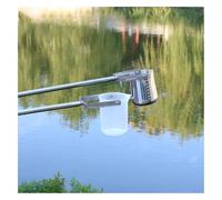 Water Sampling Ladle,Telescopic Long Handle Sampler with Graduated Beaker,Portable Pendulum Dipper System for Reservoir Pond Environmental Water Sample Collection,Plastic 500ml,4.9~22.9 ft