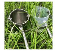 Water Sampling Pole,Telescopic Water Sampler Pendulum Beaker Sampler Ladle,Environmental Water Sampling Cups,Collecting Cup System,for Sewage Testing(Size:1.23~5m,Color:Stainless Steel 1000 ml)