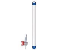 Water Sampling Tube 250ml 500ml 1000ml with Gravity Stopper Valve PVC Liquid Sampler(7 Packs,250ml)