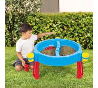 Water Sand Activity Table Childrens Kids Outdoor Garden Playset Toy - Blue