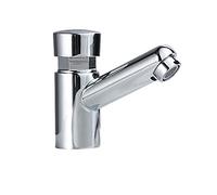 Water-Saving Bathroom Basin Mixer Tap - One Hole Sink Faucet with Delay Feature & Lever Control for Efficient Outdoor Garden Use - Eco-Friendly Press Design