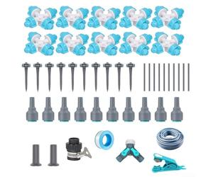 Water-Saving Drip Irrigation System for Vegetable For Gardens Flower Beds Greenhouses and Small-Scale Cultivation (B)