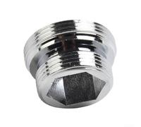 Water Saving Metal Thread Adaptor for Kitchen Tap with Internal Thread Connector and Aerator to Control Flow and Cut Unnecessary Water Use in Home, School, or Public Places (18mm-22mm(outer))