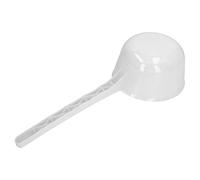 Water Scoop, Thickened Abrasion Resistant Water Ladle Long Handle Plastic Large Capacity for Kitchen (White)