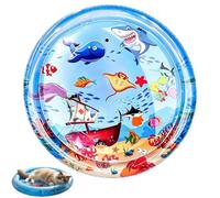 Water Sensor Play Mat for Cats Dogs, Thickened Leakproof Pet Sensory Bed, Instant Cooling Comfort for Hot Summer, Mess-Free Interactive Fun to Cure Boredom (100cm x 100cm)