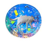 Water Sensor Play Mat | Sensor Water Play Pad For Cats Dogs | 65cm PVC Interactive Mat | Cool Comfort Inflatable, Marine Life Design, Multi-function,Portable, For Pets & Kids