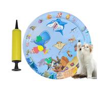 Water Sensory Mat Cat | Water-Filled Cat Toy Mat - Inflatable Pad Cooling with Pump Thickened Leakproof for Dogs Pet Home Animals