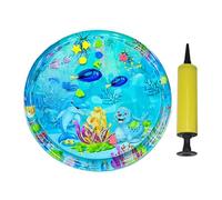 Water Sensory Mat Cat,Water-Filled Sensory Bed - Cooling Leakproof Inflatable Pad with Pump for Pet Home Dogs Play Indoors Outdoors