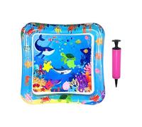 Water Sensory Mat - Cat Water Play Mat | Indoor Chill Pad | Dog Cool Cushion | Foldable Cooling Interactive Sensory Pad for Animal Cat Water Play Pet Indoor Outdoor Activity | 54x54cm