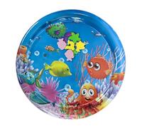 Water Sensory Play Mat - Pets Babies Sensory Play Water Mat,Cool Fun Playing Sleeping Waterbed Entertainment for Outside Pet Experience