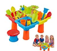 Water Sensory Table - Outdoor Activities Water Play Table,Activity Game Set Sensory Educational Accessories Play Equipment for Boy Girl Indoor Outdoor Bath Garden Backyard