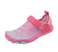 Water Shoes Adult Waterproof Unisex Border River Tracing Shoes Women Breathable Swimming Diving Wading Five Finger Shoes Fishing Shoes Kayaking Breathable Lightweight EVA, Hot Pink, 2 UK