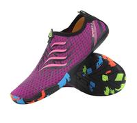 Water Shoes Adult Waterproof Unisex Comfortable Leisure Sandals for Men and Women, Beach Walks, Gym, Sports Sole, Fishing Shoes, Kayaking Breathable Lightweight EVA, purple, 35 EU