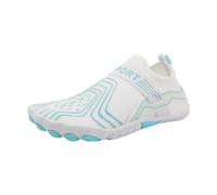 Water Shoes Adult Waterproof Unisex Outdoor Mountaineering River Tracking Shoes for Men, Lightweight Quick-Drying Wading Shoes for Fishing Shoes Kayaking Breathable Lightweight EVA, White, 7 UK