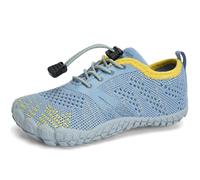 Water Shoes Barefoot Kids Boys Toddlers Aqua Swimming Wet Reef Shoes for Beach Pool Water Sport Non-Slip Quick Drying（Sky Blue 27）