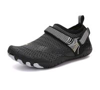 Water Shoes for Kids, Kids Hike Barefoot Shoes, Breathable Quick Dry Beach Pool Lightweight Walking Shoes (A021Black, Toddler, Women, 9, Numeric, UK Footwear Size System, Medium)