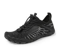 Water Shoes for Kids, Kids Hike Barefoot Shoes, Breathable Quick Dry Beach Pool Lightweight Walking Shoes (8305Black, Big Kid, Women, 3, Numeric, UK Footwear Size System, Medium)