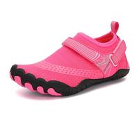 Water Shoes for Kids, Kids Hike Barefoot Shoes, Breathable Quick Dry Beach Pool Lightweight Walking Shoes (A021Rose Red, Toddler, Women, 9, Numeric, UK Footwear Size System, Medium)