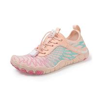 Water Shoes for Kids, Kids Hike Barefoot Shoes, Breathable Quick Dry Beach Pool Lightweight Walking Shoes (8305Light Pink, Big Kid, Women, 1, Numeric, UK Footwear Size System, Medium)