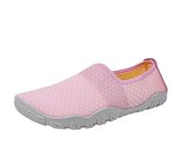 Water Shoes for Men and Women: Aqua Shoes, Quick-Drying, Beach Shoes with Thick Sole, Barefoot Shoes for Men, Women, Comfortable Breathable Bathing Shoes for Outdoor and Water Sports, pink, 8 UK