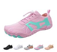 Water Shoes for Men and Women: Barefoot Shoes Unisex Bathing Shoes Quick Drying Beach Shoes Lightweight Fitness Shoes Soft Surf Shoes for Diving, Swimming Shoes & Aqua Shoes, Slip On Toe Shoes, pink