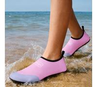Water Shoes for Men Women, Quick-Dry Non Slip Barefoot Shoes | Slip-On Design, Stretch Collar, Low-Profile Aqua Socks, For Beach Swim River Pool Camp Surf