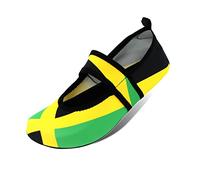 Water Shoes for Women Quick Dry Swim Beach Shoes Footwear for Sport Travel Dance Outdoor Surfing Yoga Exercise Jamaica Flag Caribbean Reggae Rasta, Jamaica-01, 5.5/6