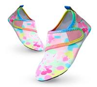 Water Shoes Kids Beach Shoes Toddler Slip Free Swim Shoes Kids Pool Shoes Quick Dry Water Socks Aqua Socks Kids Aqua Shoes for Boys Girls (12-13,B6)
