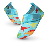 Water Shoes Kids Beach Shoes Toddler Slip Free Swim Shoes Kids Pool Shoes Quick Dry Water Socks Aqua Socks Kids Aqua Shoes for Boys Girls (7-8,B9)