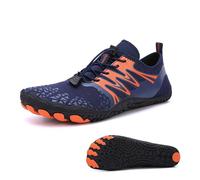 Water Shoes Mens- Barefoot Shoes Quick-Drying and Easy Drainage- Quick Dry Beach Trainers Soft Sole- for Running Swim Surf Gym Walking Hiking(Dark Blue,8.5 UK)