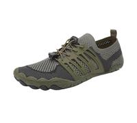 Water Shoes Men's Cross-Trainer Barefoot Shoe Wide Toe Women Upstream Swimming Shoes Beach Slippers Water Shoes(D03- Green,41)