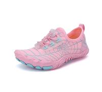 Water Shoes Outdoor Water Shoes Barefoot Aqua Sock Swimming Breathable Hiking Wading Beach Outdoor Upstream Sneakers(TC-W28-Pink,37)
