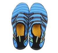 Water Shoes Quick Dry Non Slip Barefoot Wading Shoes with Adjustable Hook and Loop for Beach River Swimming Pool Hiking Surfing Durable Rubber Polyurethane Fiber Elastic Fabric (Size 40)