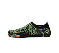 Water Shoes Quick-Drying Summer Water Shoes Unisex Seaside Beach Sock Barefoot Sneakers Men Swimming Upstream Sports Diving Aqua Shoes Women(688-BlackGreen,44)