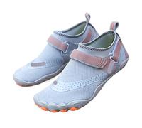 Water Shoes Unisex Barefoot Shoes Men Outdoor Beach Water Sports Upstream Aqua Shoes Women Gym Sport Running Fitness Sneakers Swimming for Surfing Running Pool(Gray,39)