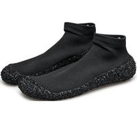 Water Shoes Unisex Sock Aqua Shoes Skinners Swimming Sneakers Yoga Minimalist Beach Sports Barefoot Ultra Portable Lightweight Run Footwear-Black||41