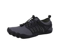 Water Shoes Unisex Swimming Water Shoes Men Barefoot Outdoor Beach Sandals Upstream Aqua Shoes Plus Size Nonslip River Sea Diving Sneakers for Surfing Pool(H-3-BLACK Gray,37)