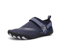 Water Shoes Unisex Swimming Water Shoes Men Barefoot Outdoor Beach Sandals Upstream Aqua Shoes Plus Size Nonslip River Sea Diving Sneakers for Surfing Pool(A021-blue,42)
