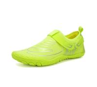 Water Shoes Unisex Swimming Water Shoes Men Barefoot Outdoor Beach Sandals Upstream Aqua Shoes Plus Size Nonslip River Sea Diving Sneakers for Surfing Pool(A801-GREEN,45)