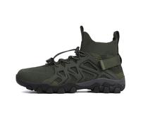 Water Shoes Unisex Upstream Barefoot Aqua Boots Outdoor Non-Slip Women Beach Shoes Summer Breathable Quick Drying Fishing Footwear for Surfing Pool(LJ9325-Green,45)