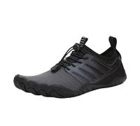 Water Shoes Unisex Wading Shoes Quick-Dry Aqua Shoes Drainage Water Shoes Beach Sports Swim Sandals Yoga Barefoot Diving Surfing Sneakers for Surfing Pool(Black Water Shoes,45)