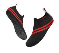 Water Shoes Water Shoes Creek Shoes Summer Aqua Beach Sandal Flat Shoe Seaside Slipper for Men Women Creek Shoe(Black red,36)