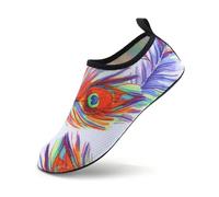 Water Shoes Water Shoes Unisex Quick Dry Beach Sock Barefoot Shoes Men Women Swimming Upstream Sneaker Light Yoga Aqua Shoe Striped Colorful for Surfing Pool(Color11,44 45)