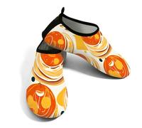 Water Shoes Women Men Maple Sugar Pancake Pattern Beach Shoes Barefoot Swim Socks Quick Dry Watershoes