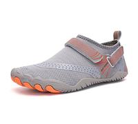 Water Shoes Women Men Quick Dry Barefoot Beach Aqua Shoes For Swimming Surfing Hiking(38 EU, U-Gray)